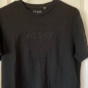 Guess black T-shirt top graphic tee